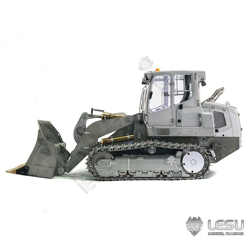 In Stock LESU 1/14 Metal Hydraulic Tracked 2CH Valve RC Unpainting/Painted Loader W/ Servo ESC Decals Light Sound System Motor Bucket