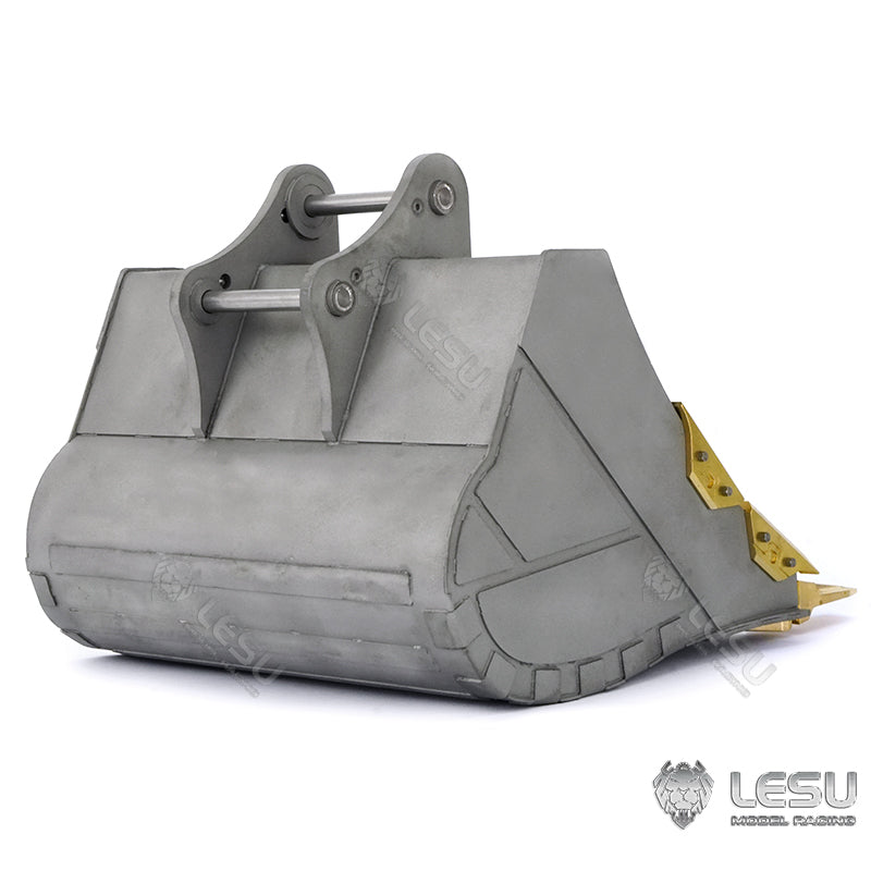 LESU C374F 1/14 Metal Hydraulic RC Excavator B0001 Remote Control Heavy Digger with Hobbywing Brushless ESC 6CH Reversing Valve Light System