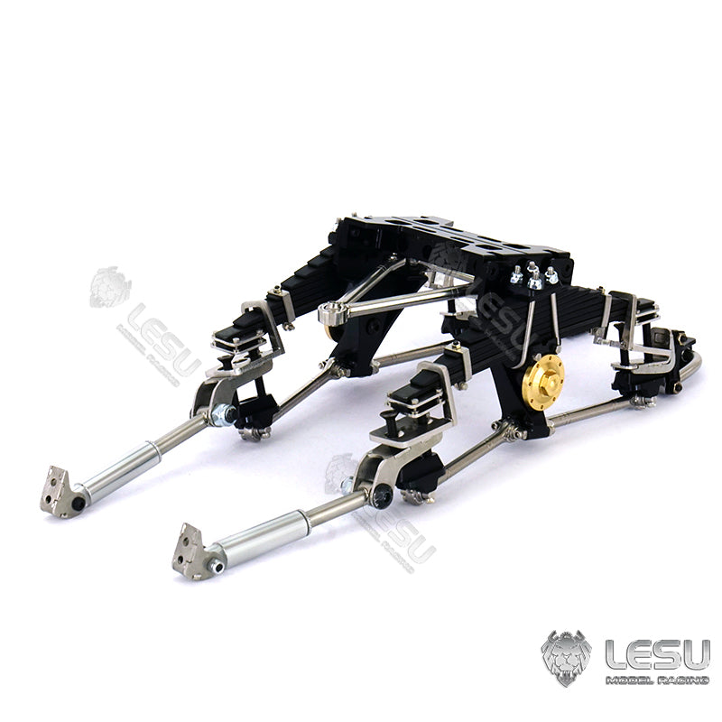 Metal Rear Suspension for LESU 1/14 Scale Differential Axles Tractor Truck Dumper Car Model Spare Parts Replacements Accessories