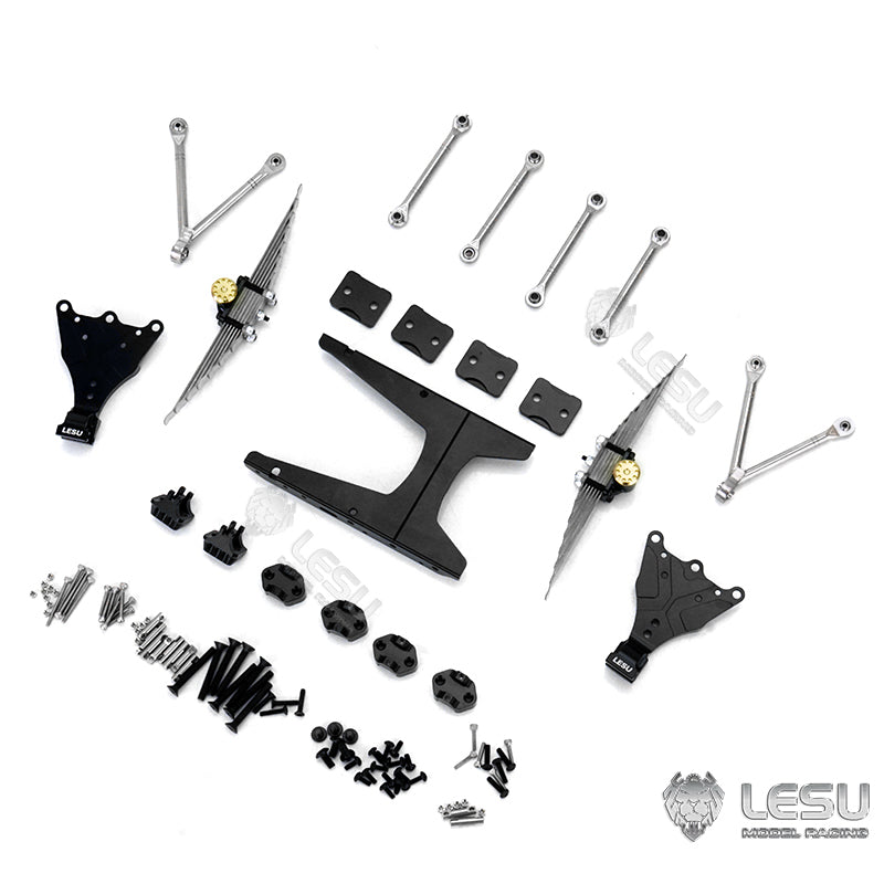 Metal Rear Suspension Set for LESU 1/14 Scale Radio Controlled Truck Axles Model Car Spare Parts Replacements Accessories