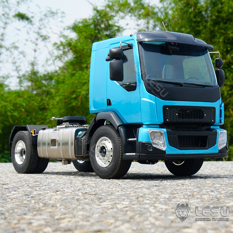 LESU Z0029 1/14 Metal 4x4/4x2 RC Tractor Truck with 2Speed Transmission Light Sound System for Construction Vehicle Enthusiast