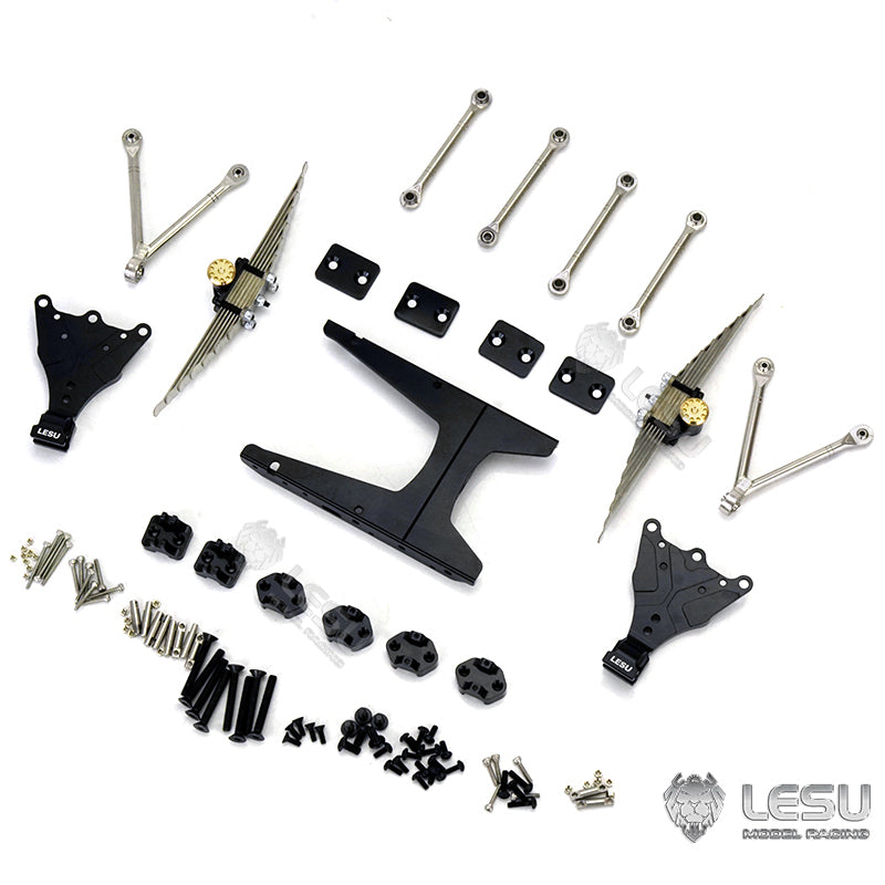 Metal Rear Suspension Set for LESU 1/14 Scale Radio Controlled Truck Axles Model Car Spare Parts Replacements Accessories