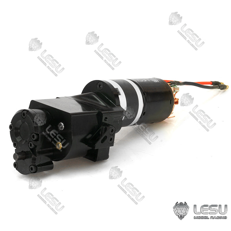 1/14 LESU RC Vehicle Upgrade Accessory 5:1 Planetary Reducer Transmission Planet Gear Motor for Dump Truck Model DIY