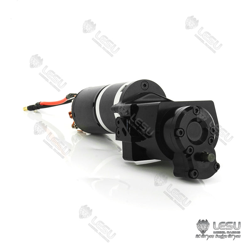 LESU Gear Box Transmission High Torque for 1/14 Remote Controlled Dump Heavy Haulage 14:1 Planetary Reducer Vehicle Parts