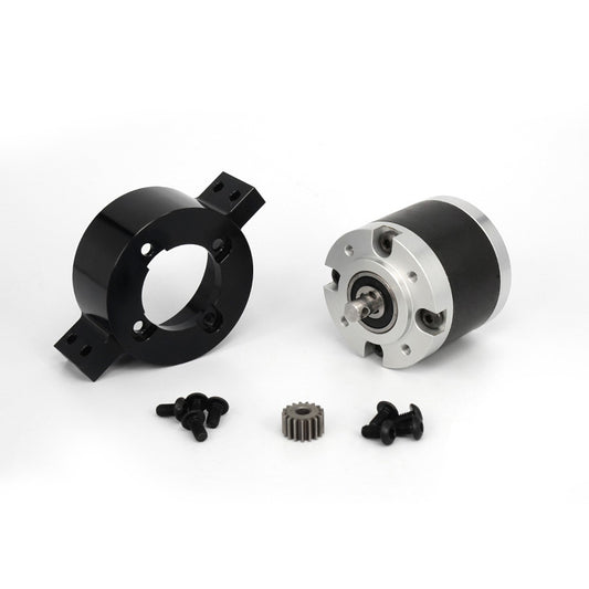 LESU 1/14 Scale Gearbox Planetary Moderation Motor for Radio Controlled Tractor Truck Dump Truck 5:1 Planetary Gearbox