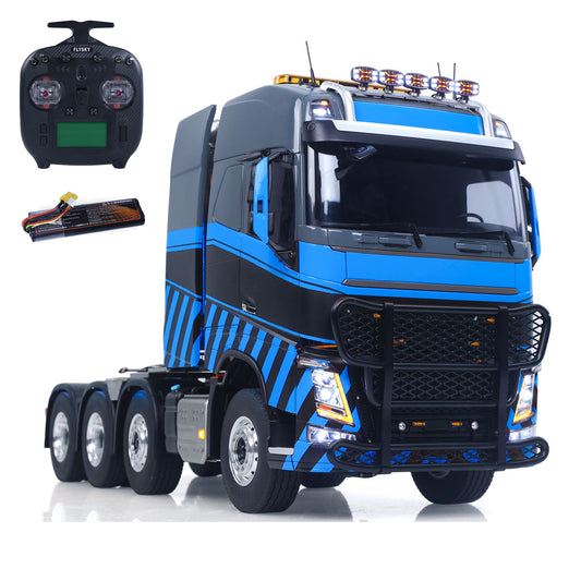 TOUCAN 1/14 Remote Control Tractor Truck LESU 8x8 Metal Chassis ST8 Radio System 2 Speed Gearbox Light Sounds Smoke Axle Locks