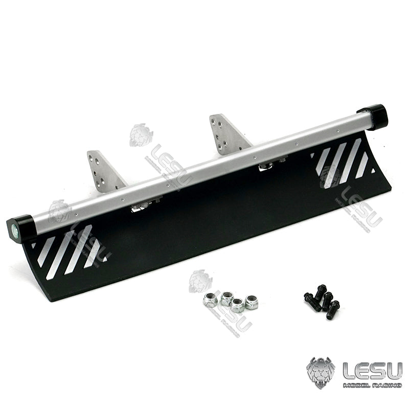 LESU Metal Exhaust Box Chimney Toolbox Air Filter Aircleaner Bumper for 1/14 Upgrade Part RC Tractor Truck DIY Cars Model