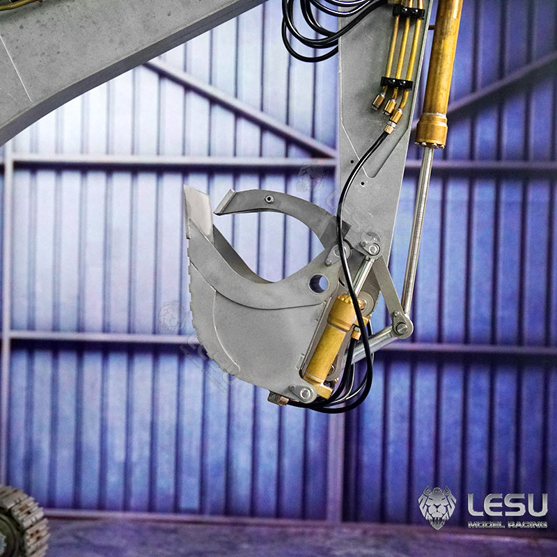 Metal Grab Bucket For 1/14 LESU RC Hydraulic Excavator Komatsu ET30H Aoue ET26