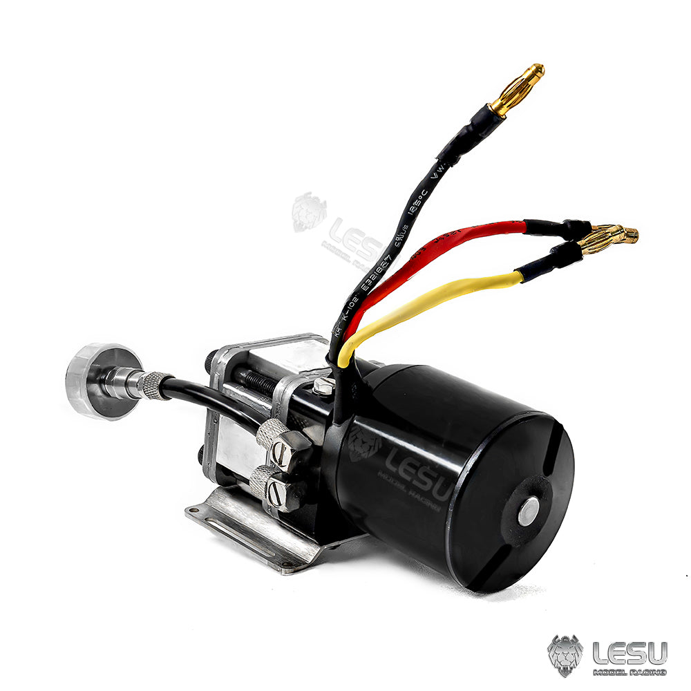 LESU Metal High Pressure Oil Pump W/ ESC Motor Hobbywing Sapre Parts for 1/14 RC Hydraulic Truck Excavator Digger Model DIY