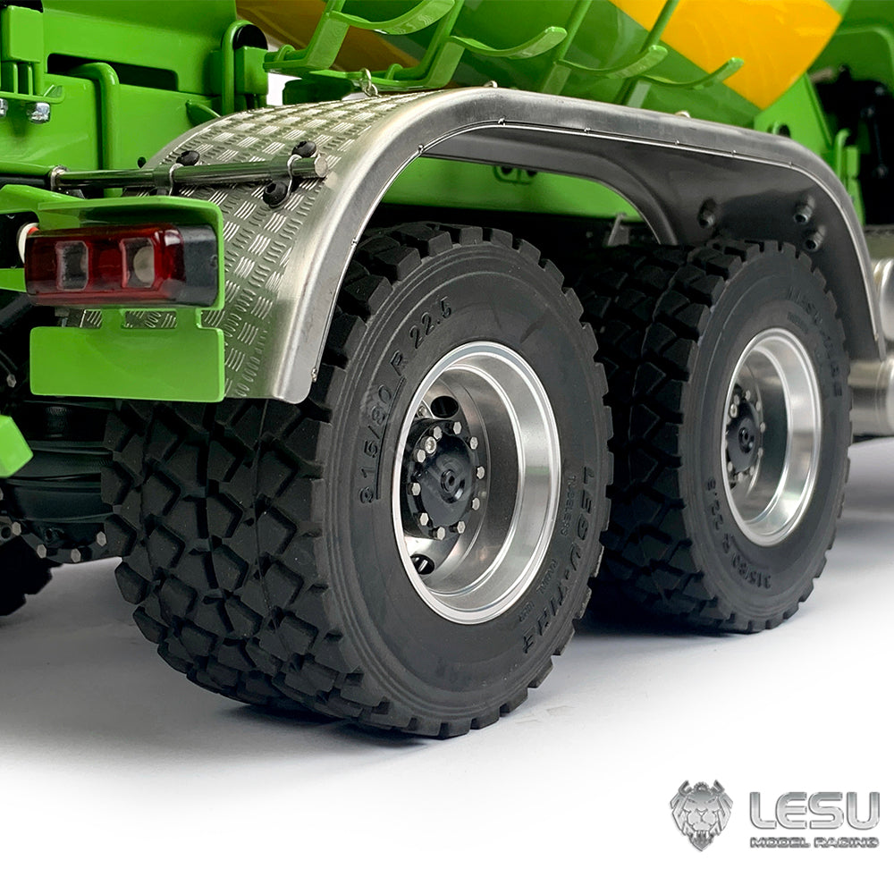 LESU 1/14 6x6 RC Mixer Truck Painted Assembled Radio Control Agitating Lorry Car Model Light Sound System W/O Battery Charger