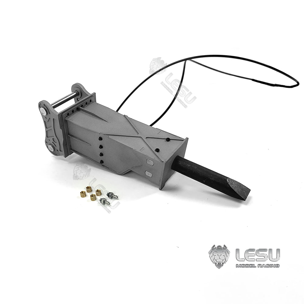 LESU C374F 1/14 Metal Hydraulic RC Excavator B0001 Remote Control Heavy Digger with Hobbywing Brushless ESC 6CH Reversing Valve Light System