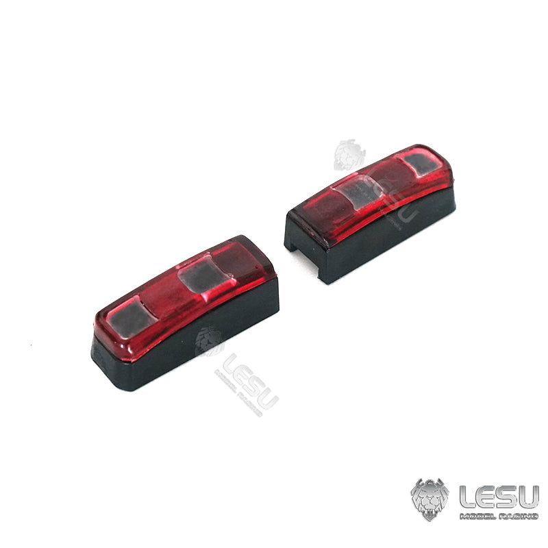 LESU Metal Bumper Plastic Rear Lamp Taillight Mount DIY Part Suitable for 1/14 Scale RC Tractor Truck Trailer Car Accessory