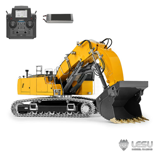 LESU LR956 1/14 Metal RC Front Shovel Digger B0031 Hydraulic Drive Dual Pumps 7CH Valve RTR/PNP Excavator with Light System