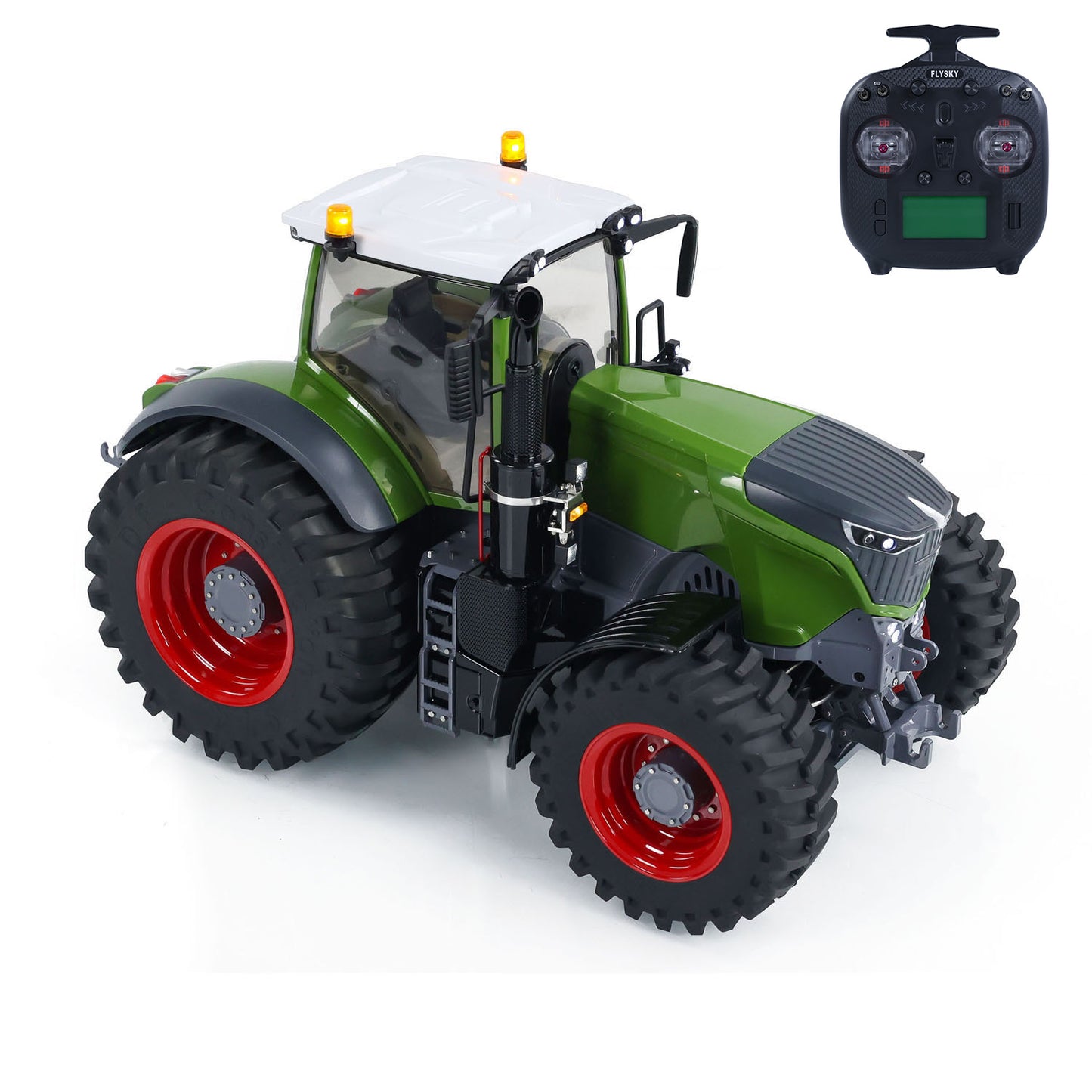 LESU A0005 1/16 4X4 Fendt Metal Chassis RC Walking Tractors with FrSky ST8 Remote Controller Differential Lock Light Sound System