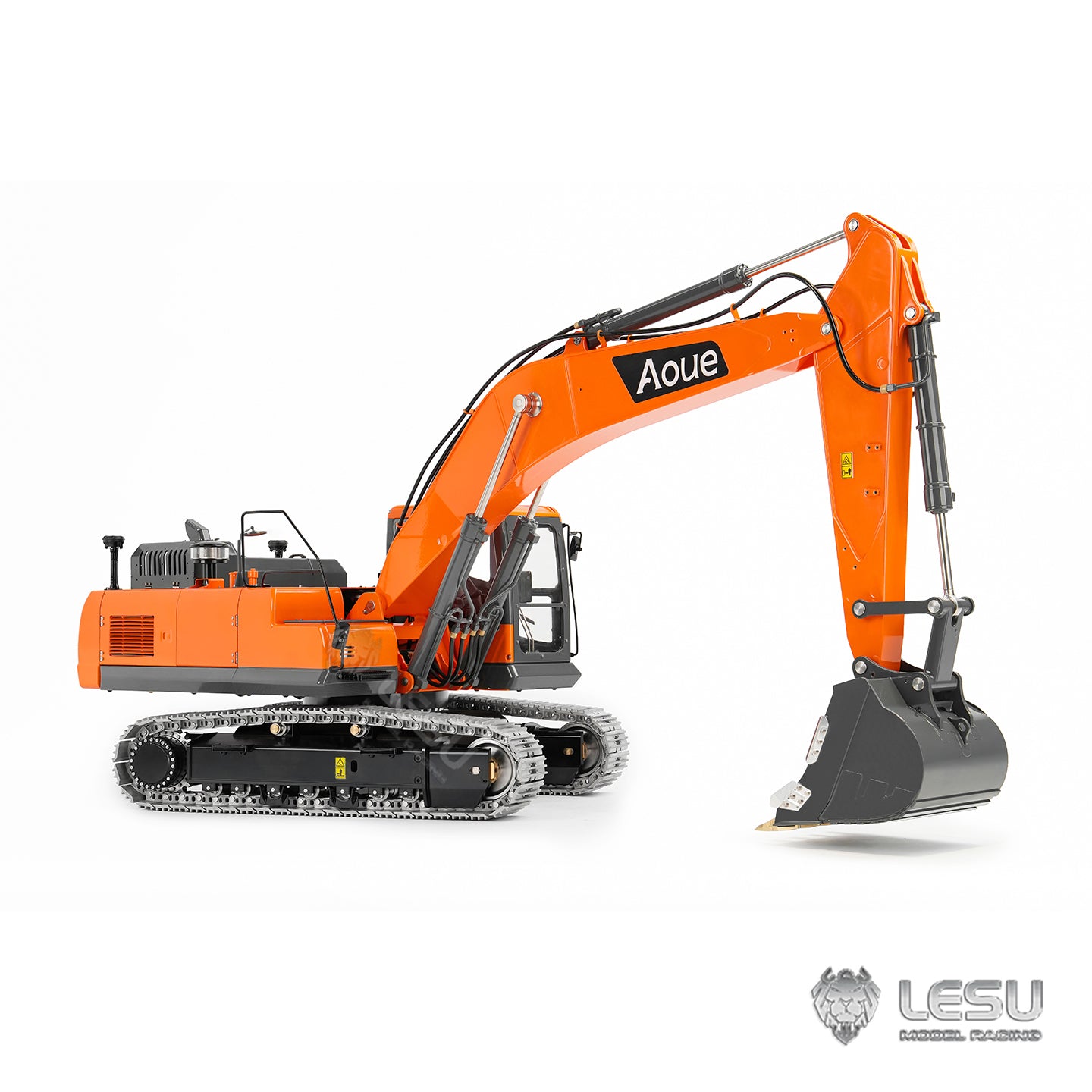 IN STOCK LESU 1/14 RC 90% Metal Hydraulic Digger Aoue DX350LC Remote Control Excavator Finished Model 3CH Valve Relief Valve 4MPA Pump