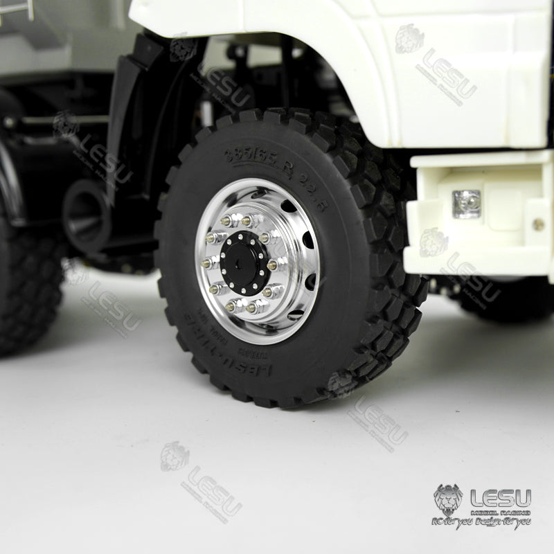 LESU 1/14 RC 8*8 for Metal Hydraulic Dumper Truck Tipper Construction Vehicle Model W/ Servo ESC Motor Spare Parts DIY