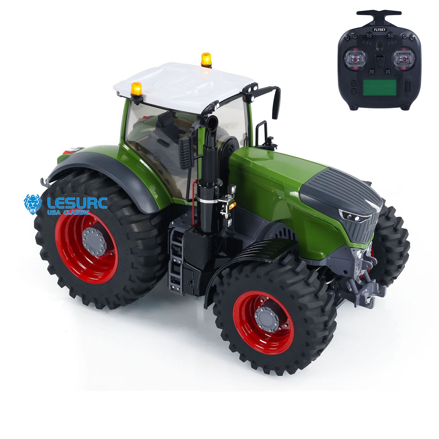 LESU A0005 1/16 4x4 Metal Chassis with Hooks Central Differential Light System for 1050 Walking Tractor Suitable to Scale Model Builders