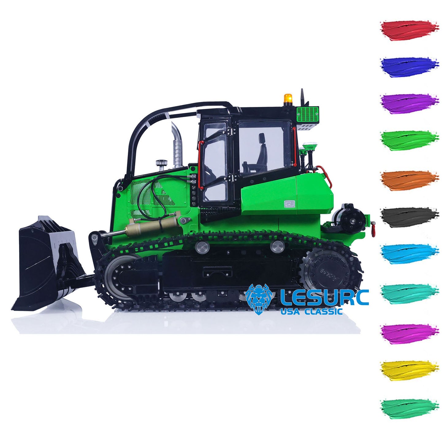 LESU Aoue 850K 1/14 RC Hydraulic Dozer Metal Remote Controlled Bulldozer Painted Assembled Hobby Model Emulated Vehicle