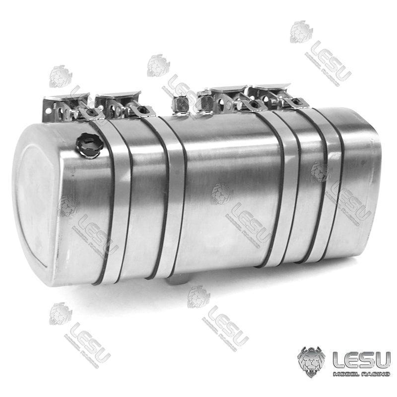 LESU Metal Hydraulic Simulated Oil Tank Accessory Suitable for 1/14 Scale Tractor Truck Dumper Tipper DIY Cars Spare Parts