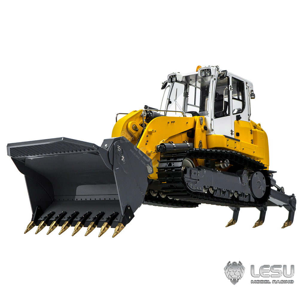 US STOCK LESU AOUE B0014 1/14 Metal Hydraulic Tracked 636 RC Loader Battery PL18EV LITE Transmitter Ripper Openable Bucket Teshulianjie