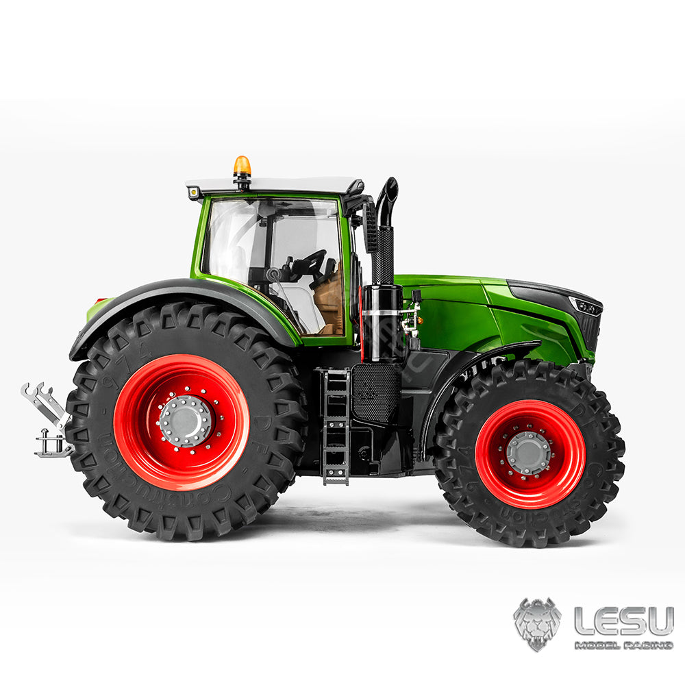 US STOCK 1/16 LESU 4X4 1050 Wheeled RC Tractors RTR AWD ft1050 Metal Chassis Car Differential Lock Painted Cabin Battery Teshulianjie