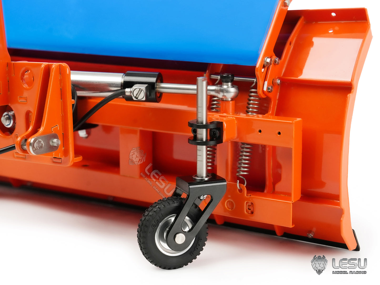 Metal Snow Shovel Manual Quick Release seat Coupler for A0018 LESU 1/14 RC Hydraulic 1050 Agricultural Truck A0018 DIY Model Parts