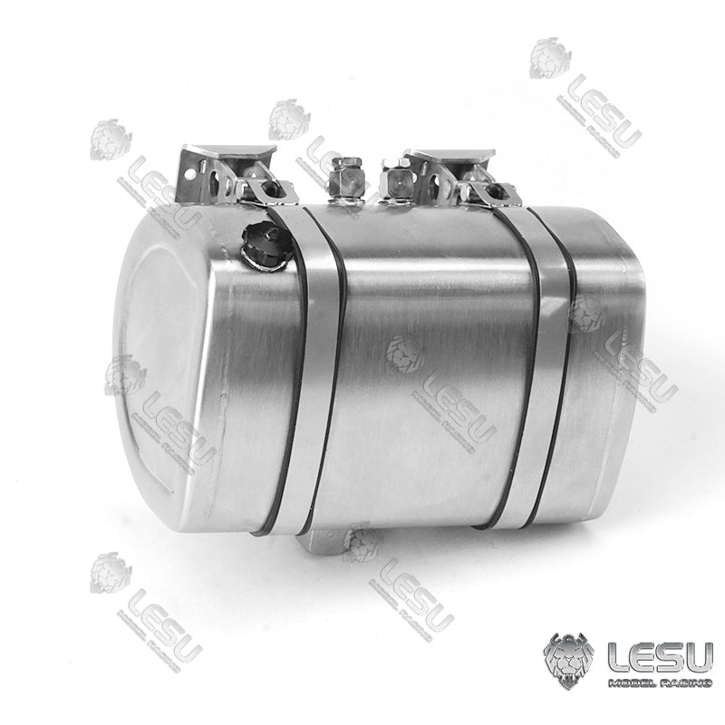 LESU Metal Hydraulic Simulated Oil Tank Accessory Suitable for 1/14 Scale Tractor Truck Dumper Tipper DIY Cars Spare Parts