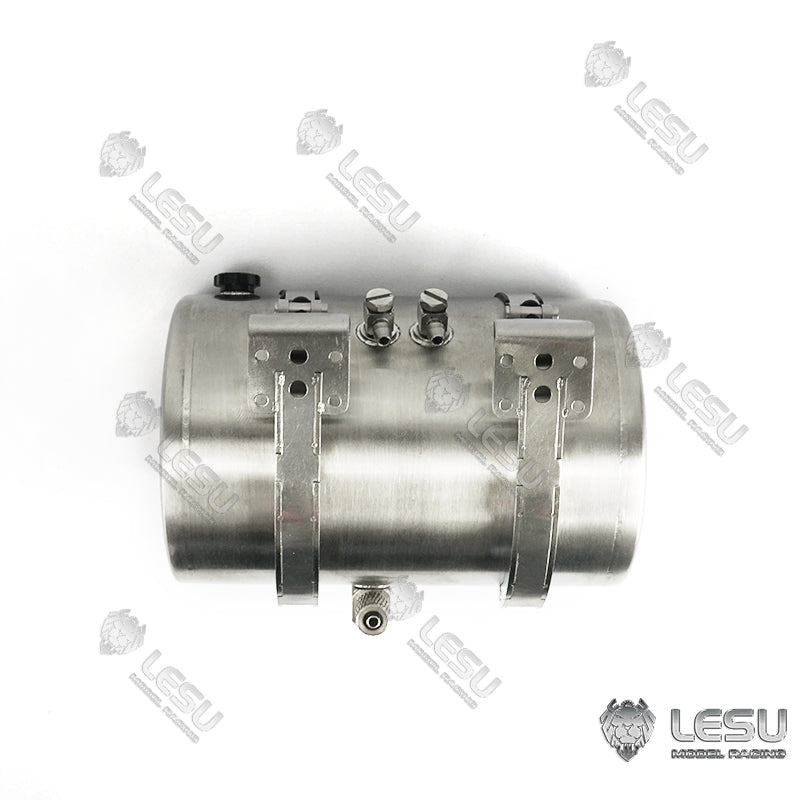 LESU Metal Hydraulic Simulated Oil Tank Accessory Suitable for 1/14 Scale Tractor Truck Dumper Tipper DIY Cars Spare Parts