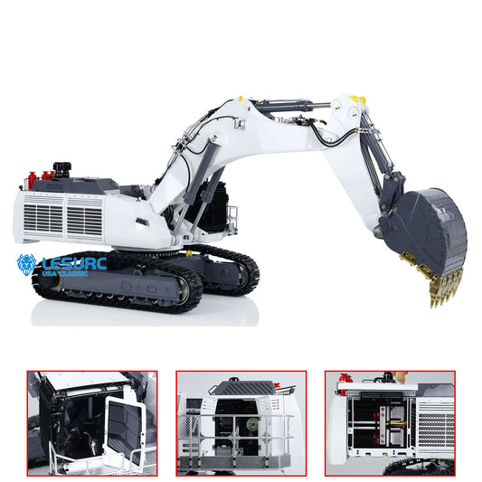 LESU AOUE 9150 1/14 RC Hydraulic Excavator Heavy Duty Remote Control Diggers Backhoe Shovel Double Oil Pump