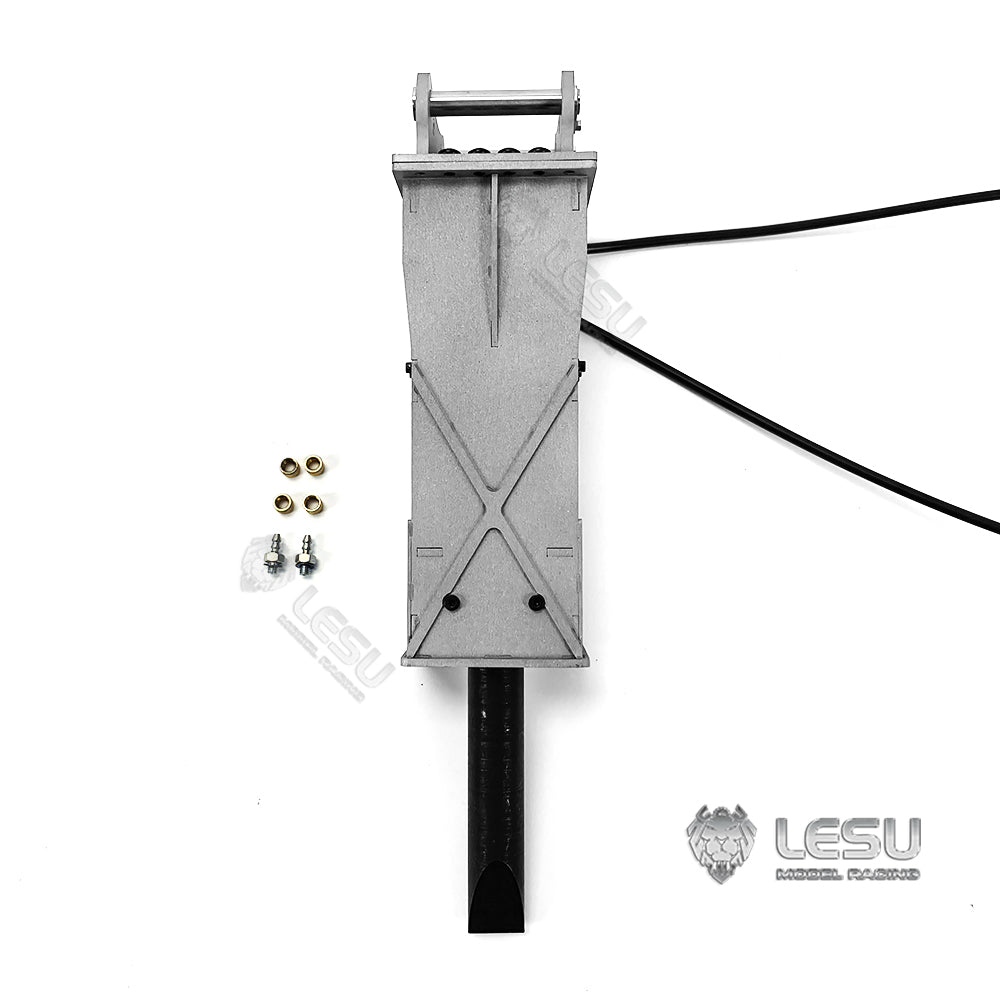 LESU Metal Hammer for 1/14 Hydraulic RC Excavator AC360 ET26L ET30H Shovel Parts