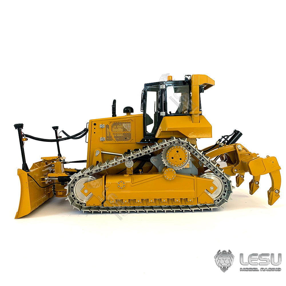 In Stock 1/14 LESU RTR Crawler Dozer Bulldozer RC Painted Assembled Hydraulic Model Aoue-DT60 W/ Motor ESC Light Sound No Controller Battery