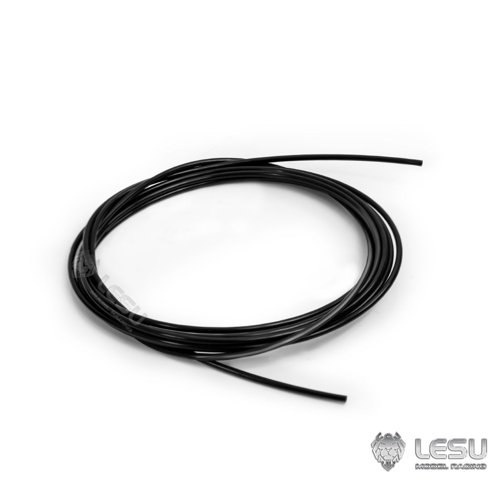 LESU Plastic Spring Sleeve Soft Stiff Oil Pipe Protector for 1/14 Crane Truck Forklift Haulage Truck Hydraulic System Parts