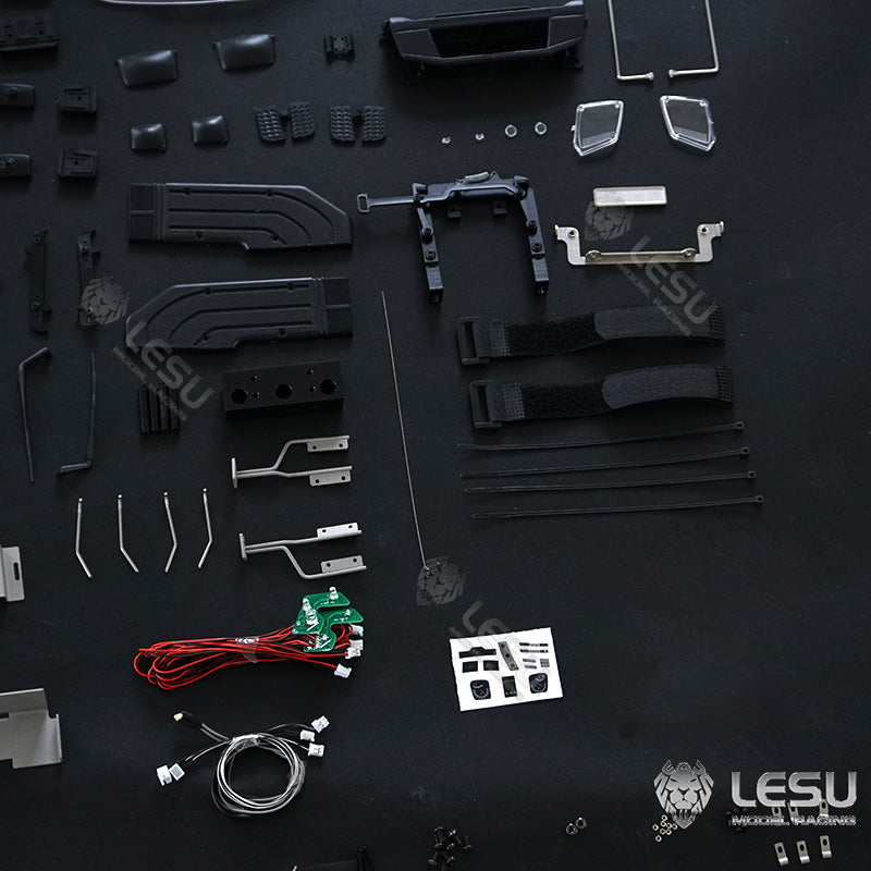 LESU Plastic Cabin Shell Cabin Rack Suitable for 1/14 RC VM Radio Control Tractor Truck Tipper Dumper DIY Car Vehicle Model