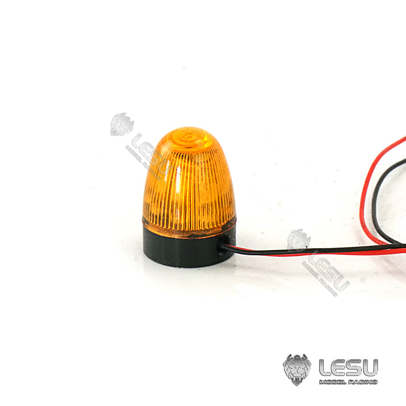 LESU Roof Warning Light Rotating Lamp Plastic 1/14 Scale Upgrade Part for RC Tractor Truck Dumper Model DIY Cars Accessory