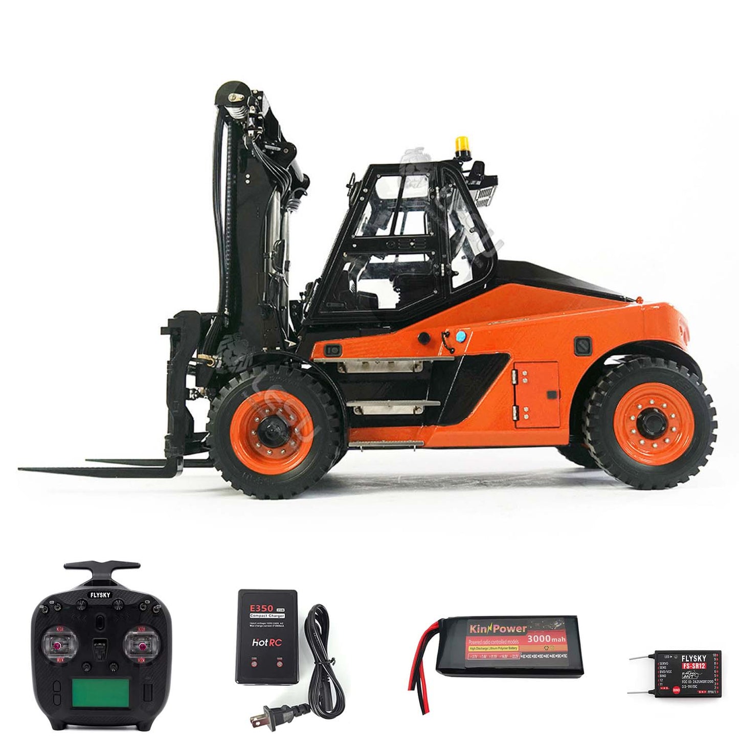 1/14 LESU RC RTR Hydraulic Painted Forklift Remote Control Model Aoue-LD160S W/Motor ESC Light Sound Battery Charger Radio Receiver