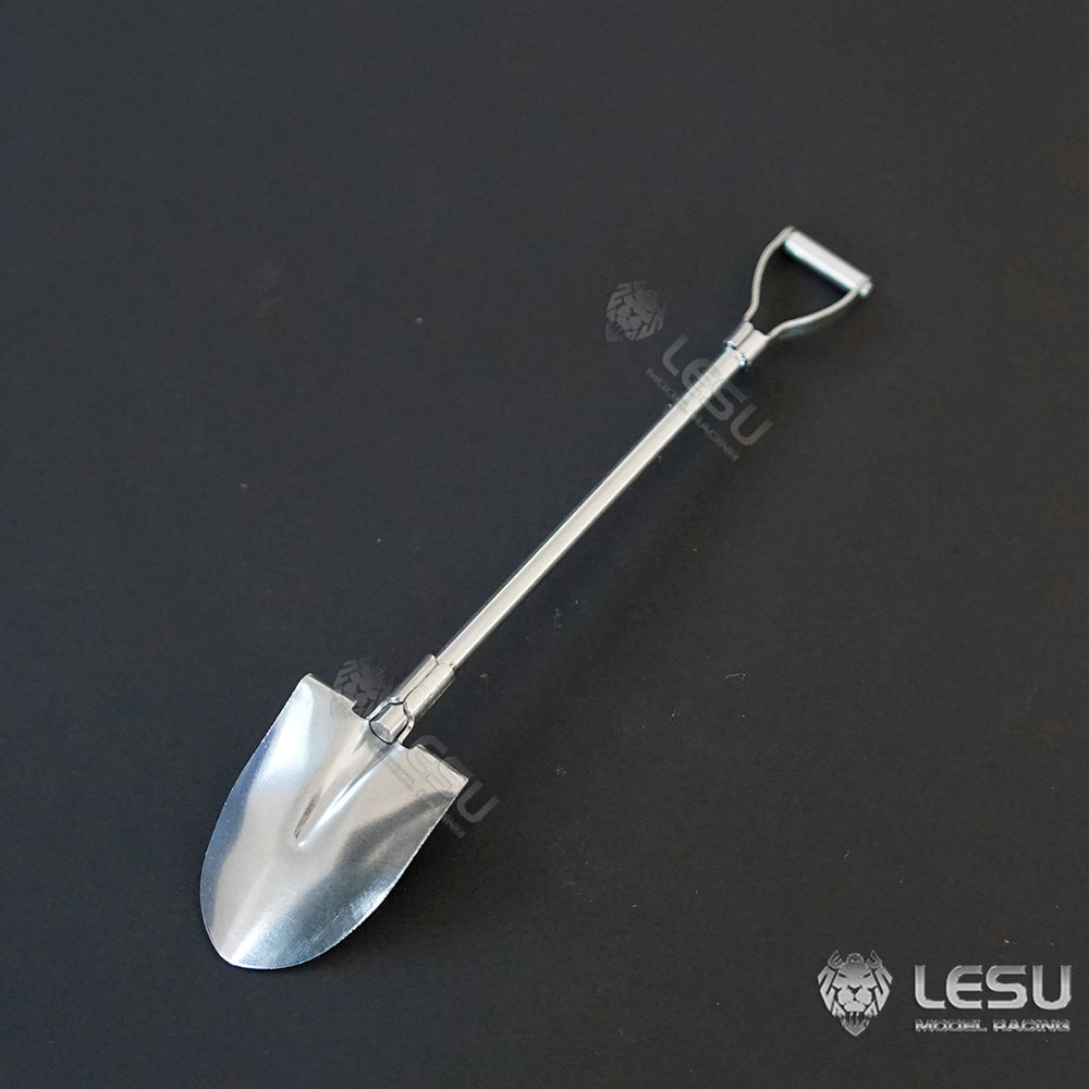 LESU Metal Simulated Round Spade Wheelbarrow Suitable for 1/14 Scale RC Engineering Vehicle Radio Control Truck DIY Cars Model