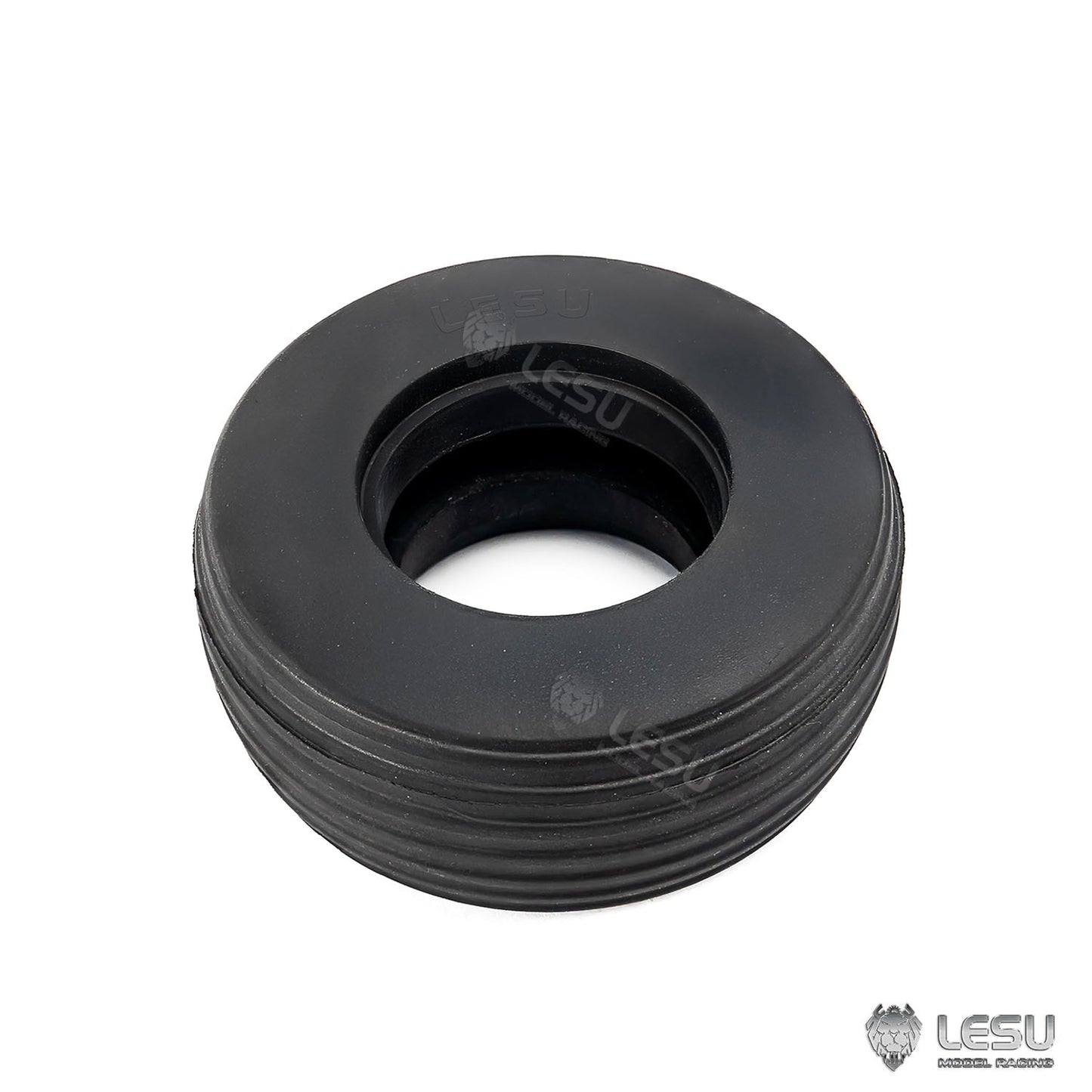 63MM Rubber Rear Wheel Tire for LESU AOUE 225A 1/14 RC Hydraulic Log Loader DIY Model Remote Control Sugarcane Loader Grabber