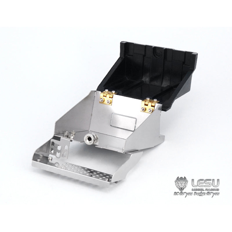 LESU Air Discharge Metal Box Urea Tank ToolBox DIY Spare Part Suitable for 1/14 R620 R470 RC Tractor Truck Vehicle Cars