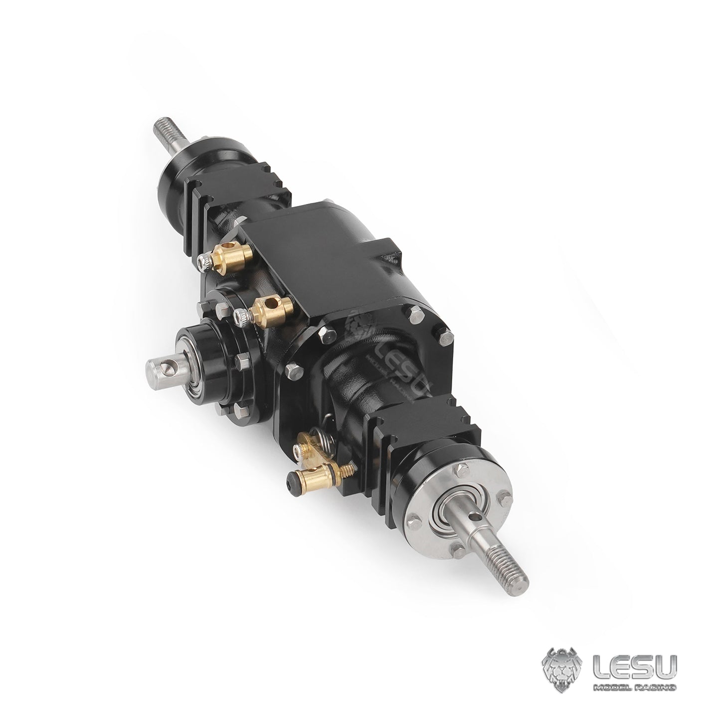 Metal Front Axle Differential Lock for LESU Aoue WA100M-8 1/14 4X4 RC Hydraulic Loader DIY Remote Control Construction Car Model