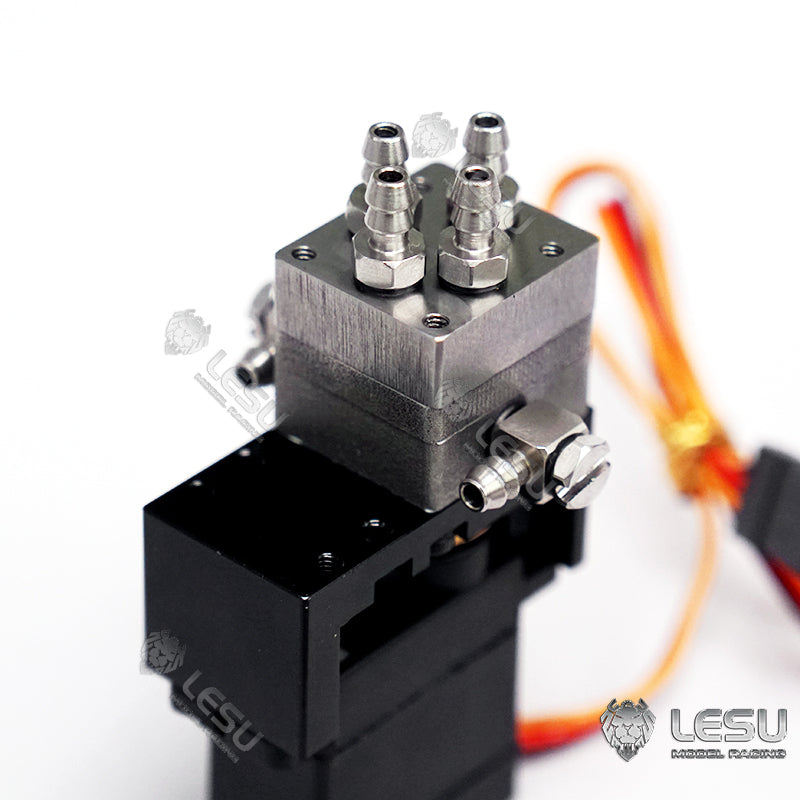 LESU Metal Distribution Directional Valve 12G 14KG Servo for 1/14 Scale Radio Controlled Hydraulic Truck Model Replacements