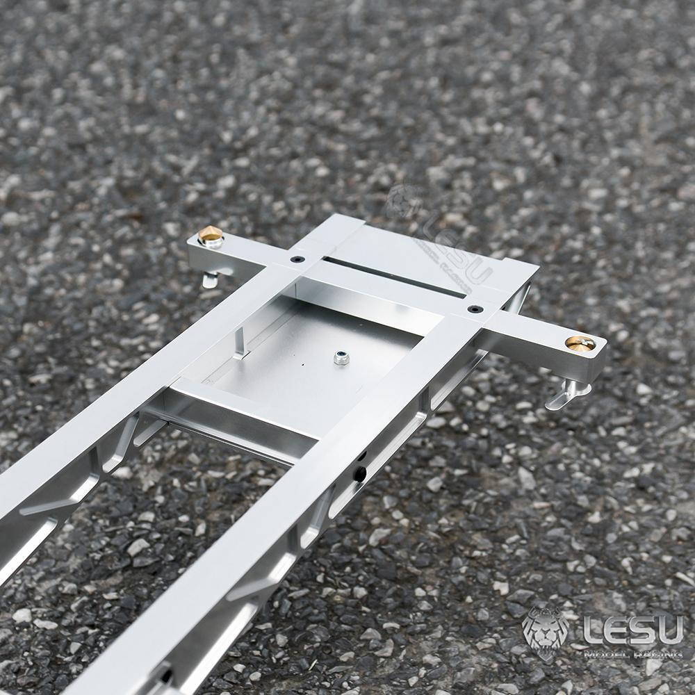 LESU 1/14 Metal Trailer Frame for Radio Controlled Tractor Truck 20 feet Container Accessories of RC Truck Refitting Parts