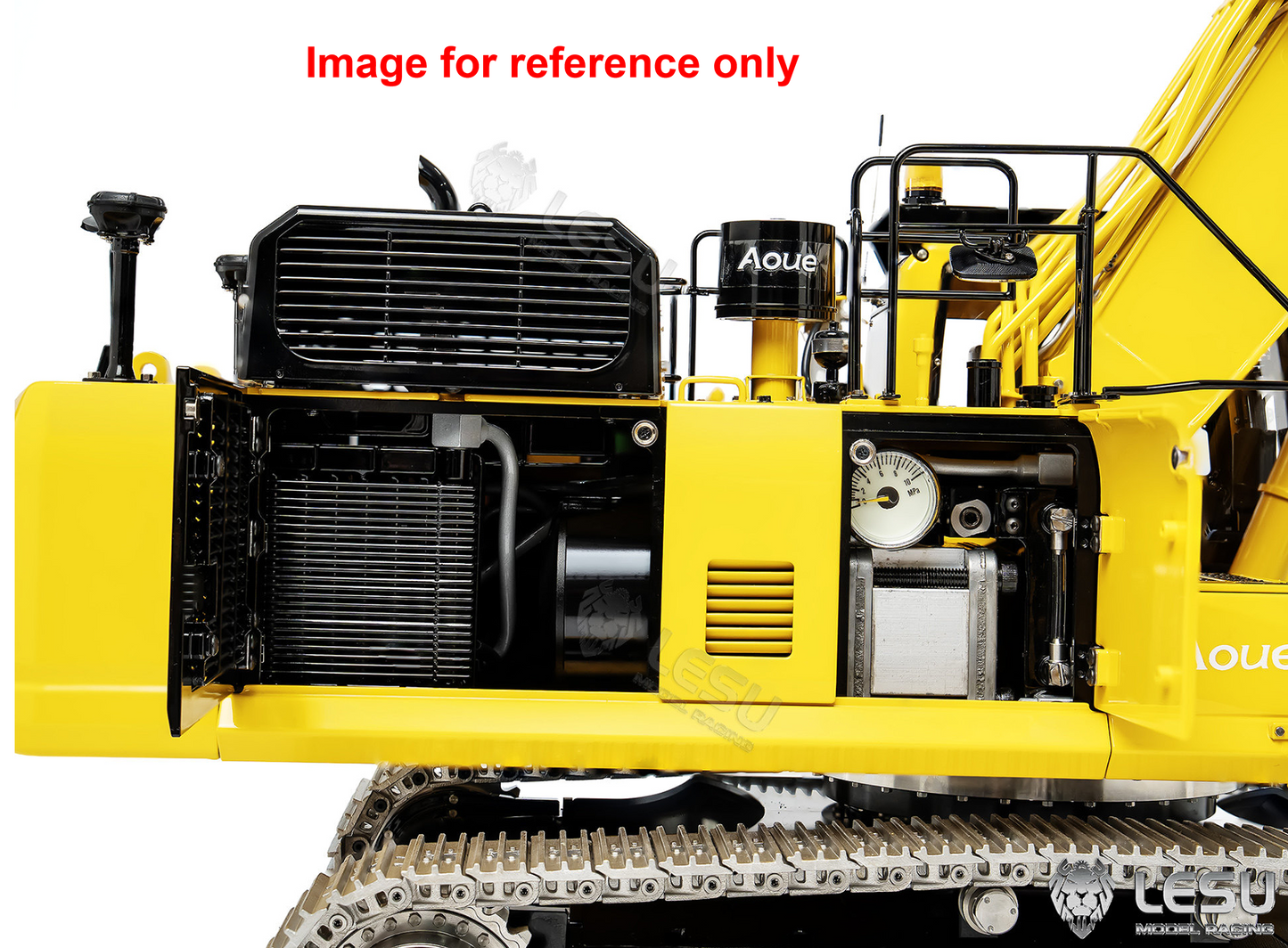 LESU Aoue PC500 1/14 Metal RC Hydraulic Tracked Excavator RC Digger Model 7Ways Valve 3-4MAP Pump Light System Assembled