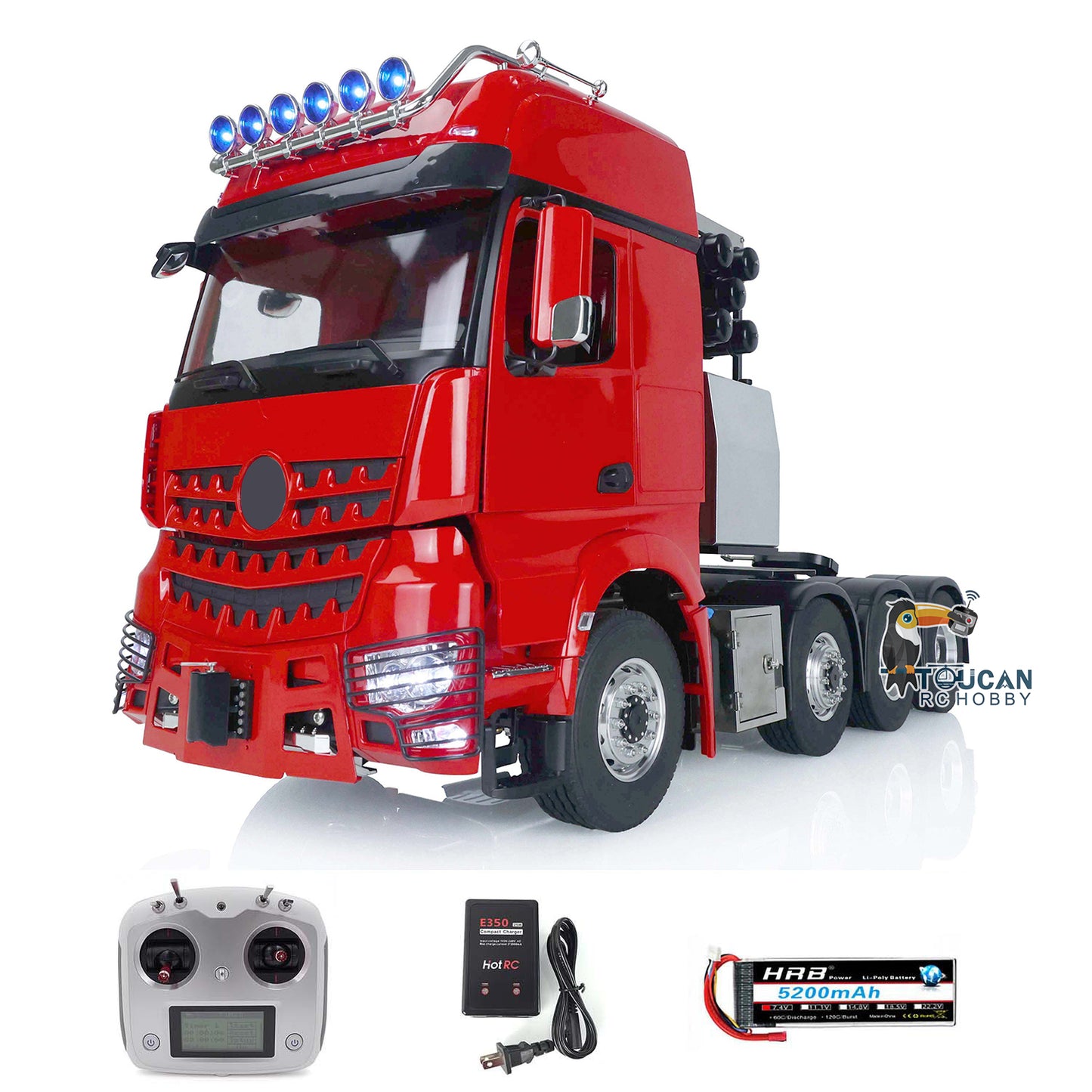 LESU 1/14 Metal RC Highline Tractor Truck Model 3363 1851 Radio Control Heavy-duty Metal Chassis W/ Light & Sound Systems ESC