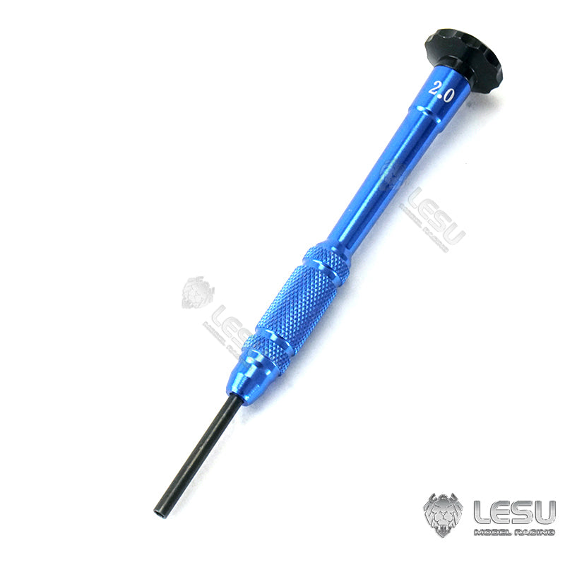11.11 EXCLUSIVE GIFTS LESU 1.5mm/2.0mm/2.5mm/3.0mm Metal Screw Driver Tool 2.0mm/2.5mm/1.7mm/3.0mm Hexagonal Screwdriver for 1/14 RC Tractor Truck Model