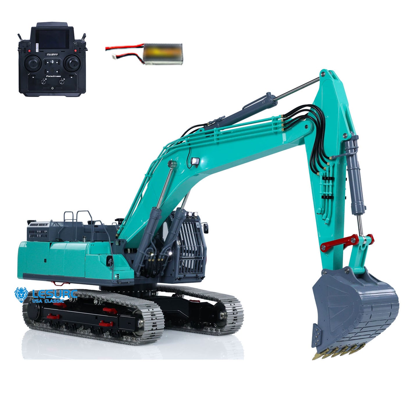 Pre-Order Deposit !! LESU 1/14 RC Metal Hydraulic Excavator SK500 RTR Remote Control Digger Model 6CH Valve 3MAP Pump Relief Valve PL18EV Lite Radio