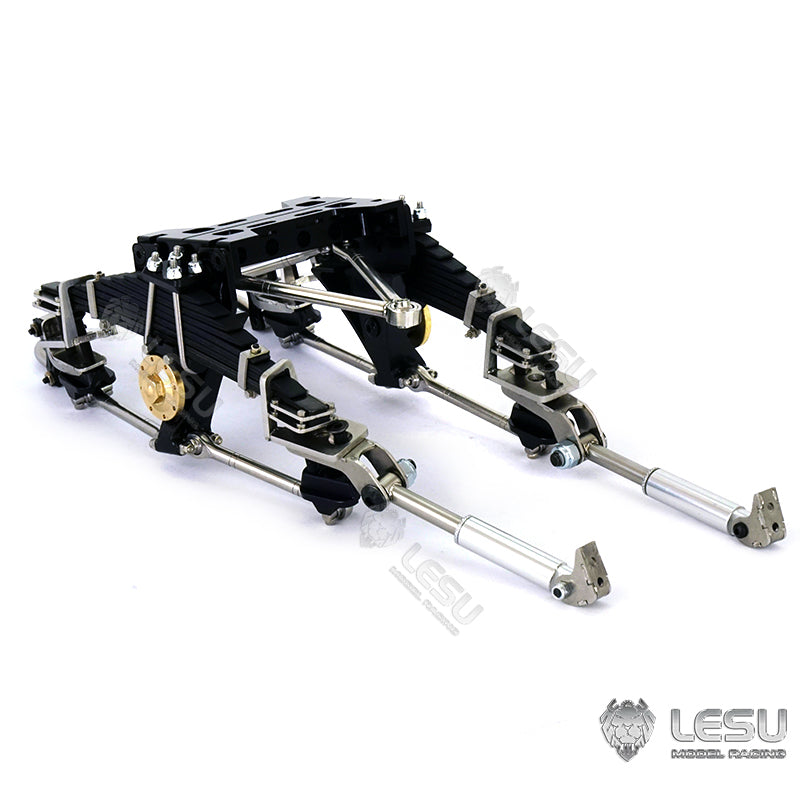 Metal Rear Suspension for LESU 1/14 Scale Differential Axles Tractor Truck Dumper Car Model Spare Parts Replacements Accessories