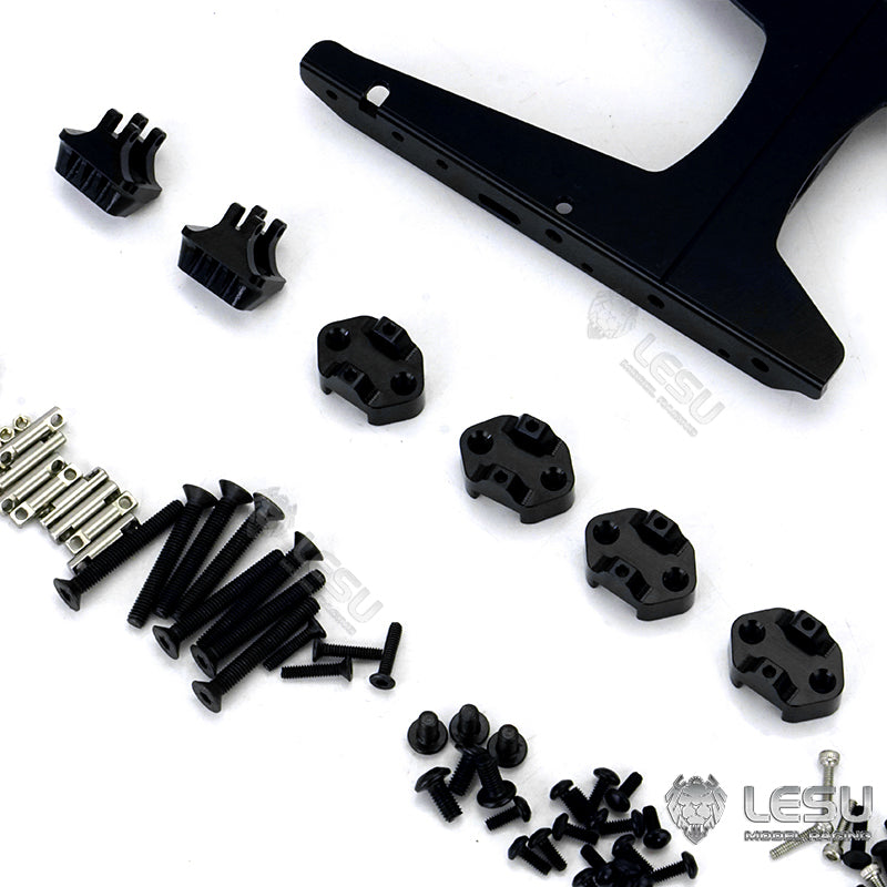 Metal Rear Suspension Set for LESU 1/14 Scale Radio Controlled Truck Axles Model Car Spare Parts Replacements Accessories