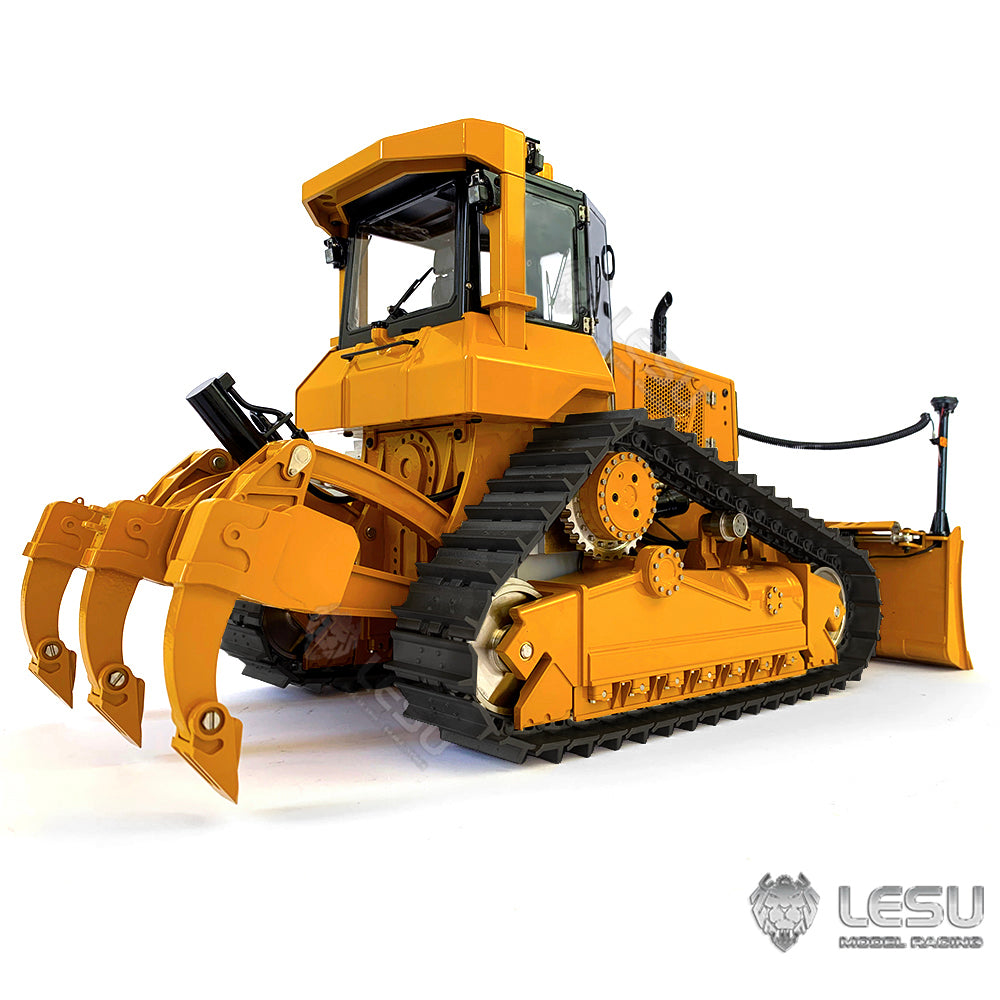 LESU 1/14 RTR RC Painted Assembled Hydraulic Model Aoue-DT60 Crawler Dozer Bulldozer W/ Light Sound Motor ESC PL18EV Controller