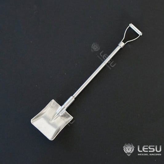 US STOCK LESU 1/14 Scale Metal Square Spade with Handle Suitable for RC Trucks Radio Controlled Construction Vehicles Cars Accessory