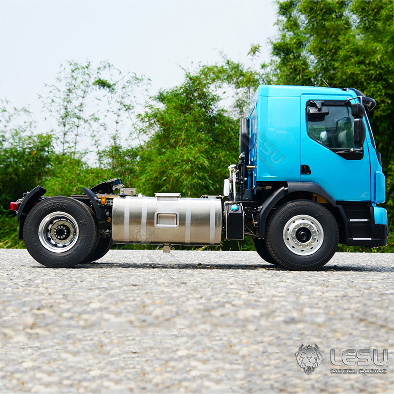 LESU Z0029 1/14 Metal 4x4/4x2 RC Tractor Truck with 2Speed Transmission Light Sound System for Construction Vehicle Enthusiast